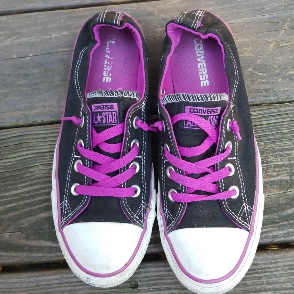 Converse Shoreline Black/Purple shoes